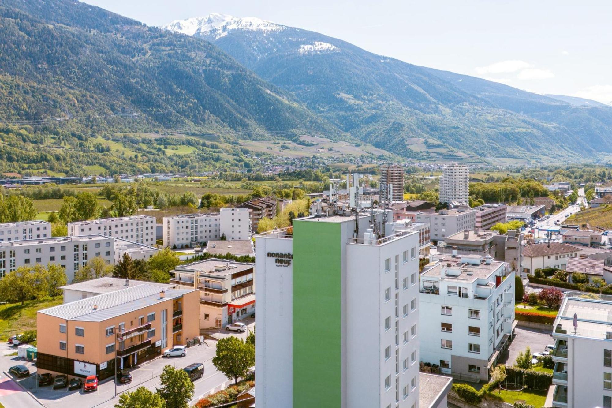 Nonanteneuf Appart Hotel Sierre - Contactless Check-In Exterior foto