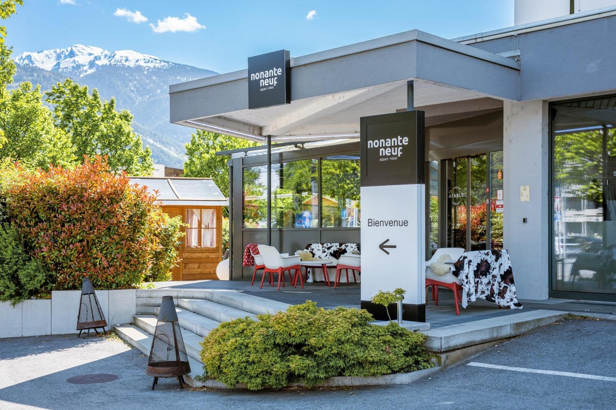 Nonanteneuf Appart Hotel Sierre - Contactless Check-In Exterior foto